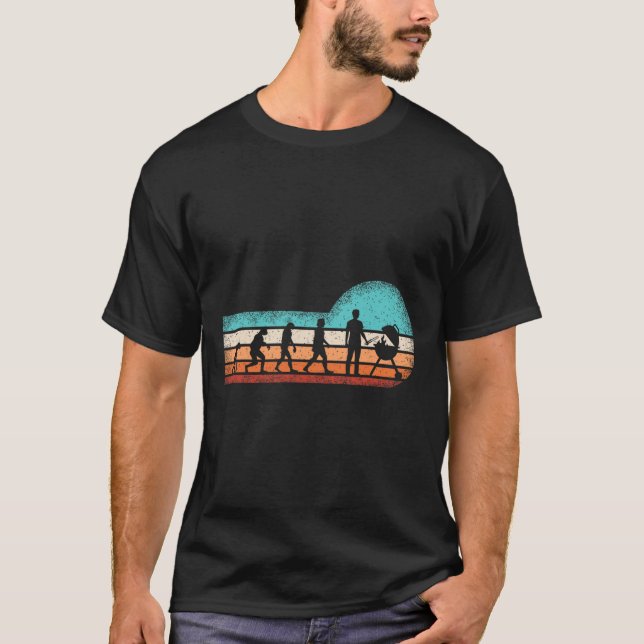 T-shirt Funny Grilling Evolution Barbecue barbecue (Devant)