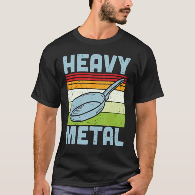 T-shirt Funny Gris Metal Fracture Pan Rock Rocker (Devant)