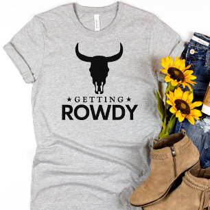 T-shirt Funny Group Bachelorette Western Obtenir Rowdy