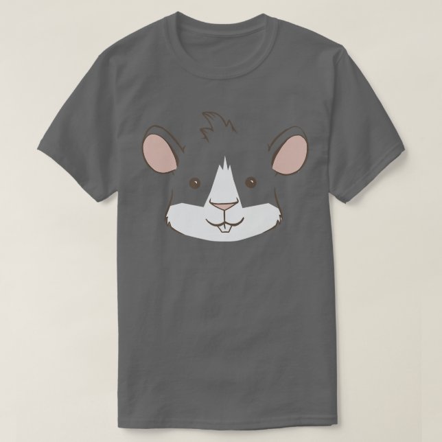 T-shirt Funny Guinea Pig Face  (Design devant)