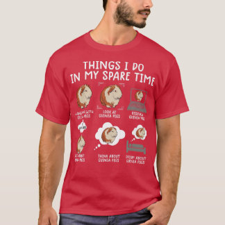T-shirt Funny Guinea Pig Shirt Srcastic Humor Guinea Pig P