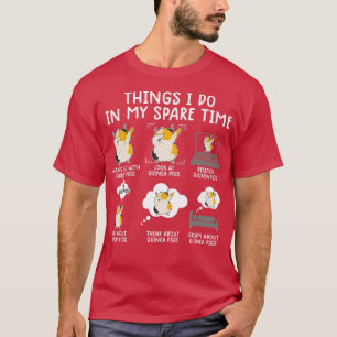 T-shirt Funny Guinée Cochon Chemise Serpent Humour Srcasti