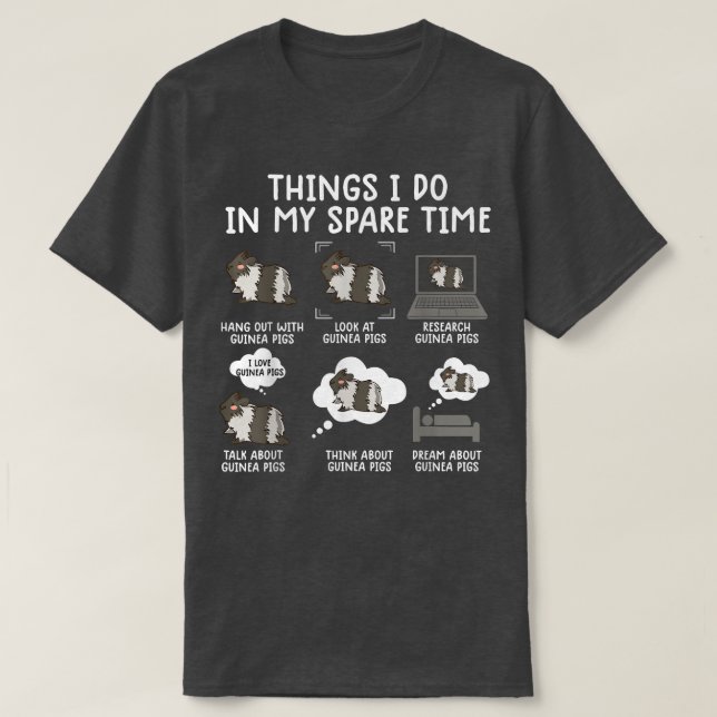 T-shirt Funny Guinée Cochon Chemise Serpent Humour Srcasti (Design devant)