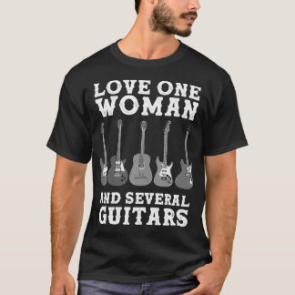 T-shirt Funny Guitar Novelty Gift For Guitarists Men Fathe