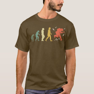 T-shirt Funny Guitare Retro Vintage Evolution