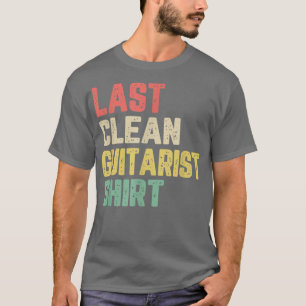 T-shirt Funny Guitariste Vintage Retro Musicien Guitare Am