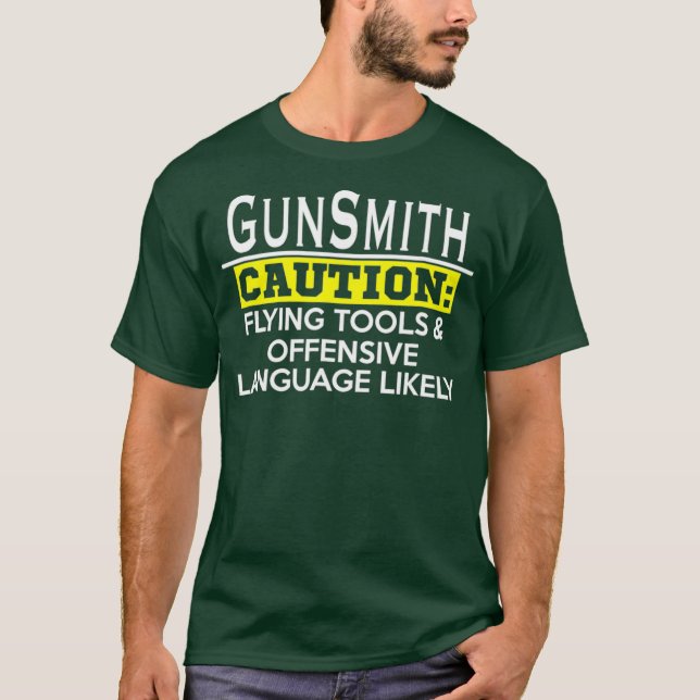 T-shirt Funny Gunsmith (Devant)