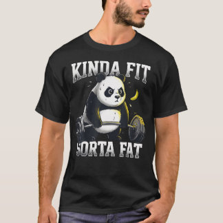 T-shirt Funny Gym JE Suis Un Peu En Forme Un Peu Gros Pand