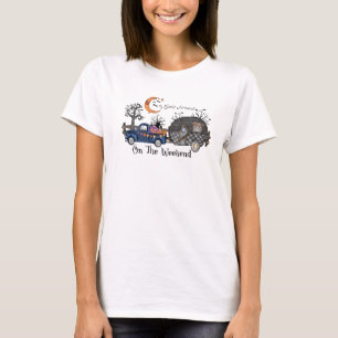 T-shirt Funny Halloween Camping