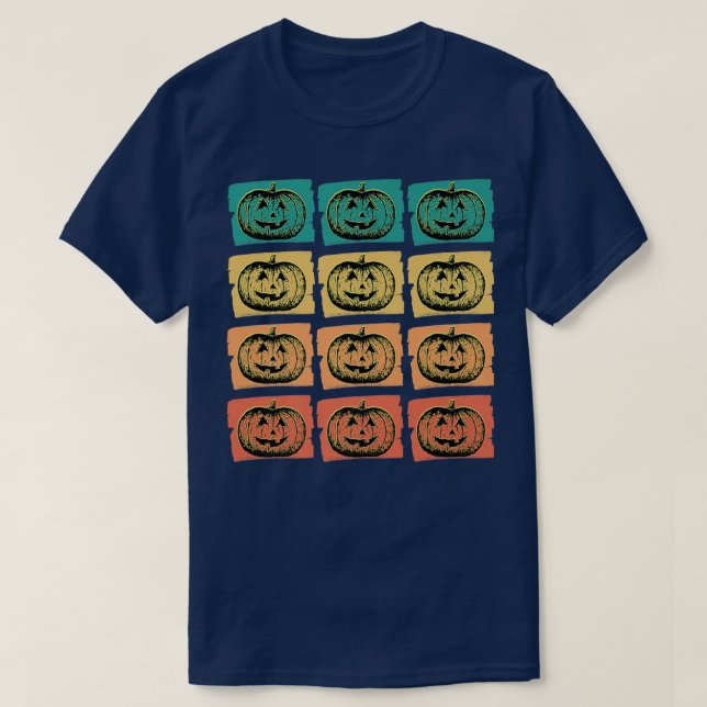 T-shirt Funny Halloween Fall Jack-o'-lantern mignonne Citr (Design devant)