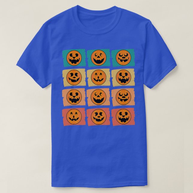 T-shirt Funny Halloween Jack O Lanterns Fall Autumn Pumpki (Design devant)