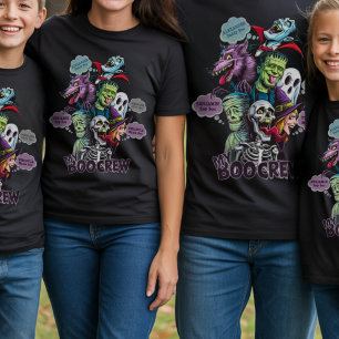 T-shirt Funny Halloween jumelé famille Monster personnalis