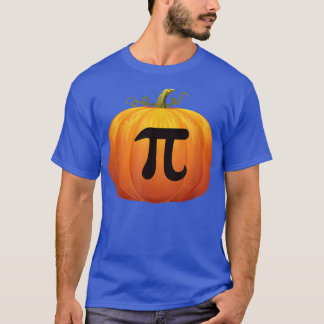 T-shirt Funny Halloween Math Pun Citrouille Pi