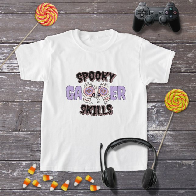 T-shirt Funny Halloween Mummy Video Gamer Contrôleur (Créateur téléchargé)