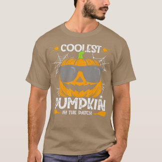 T-shirt Funny Halloween Outfit Coolest Pumpkin In The Patc