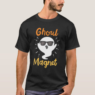T-shirt Funny Halloween Party Ghoul Magnet Cool Éffrayant 