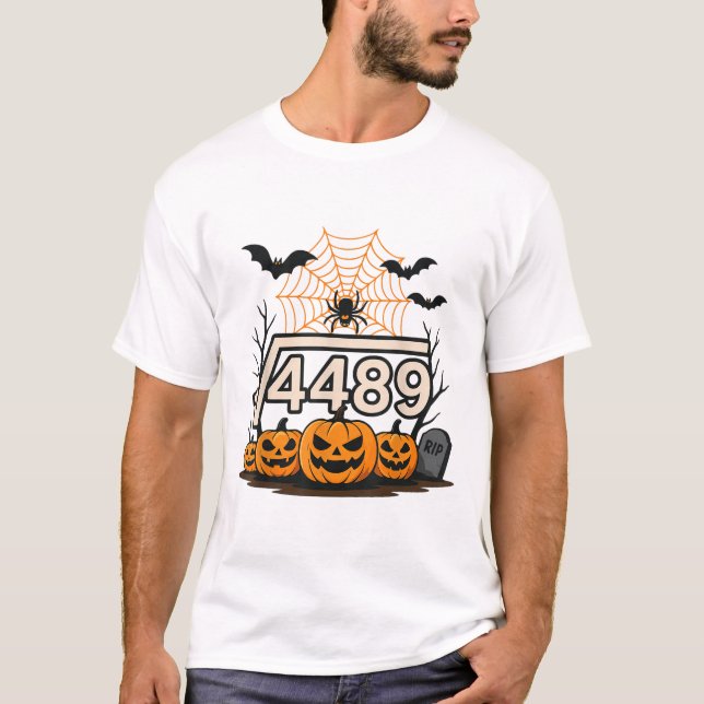 T-shirt Funny Halloween Square Root 4489 67 Meme Math Teac (Devant)