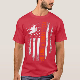 T-shirt Funny Halloween Witch Regulatorese Mount Up (57)