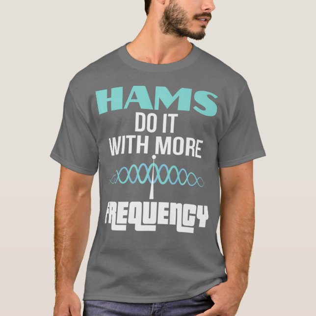T-shirt Funny Ham Radio (Devant)