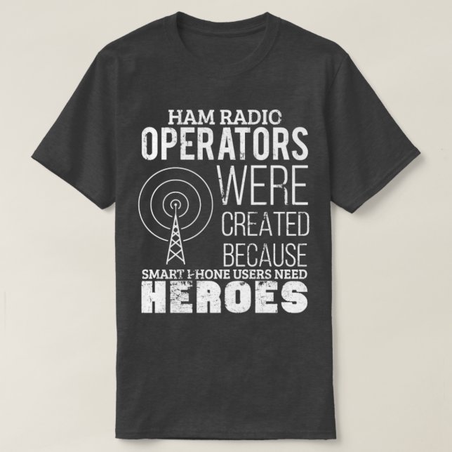 T-shirt Funny Ham Radio opérateur Radio Amateur Morse Code (Design devant)