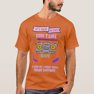 T-shirt Funny Ham Radio Operator Radio Amateur Morse Hobby