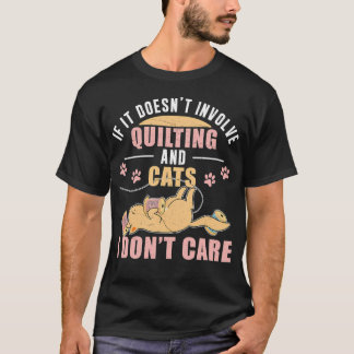 T-shirt Funny Hand Quilting Humor For Quilter Quilt Maker 