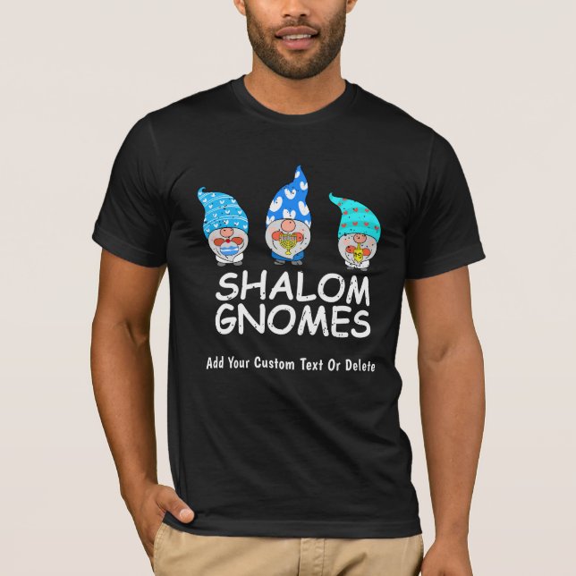 T-shirt Funny Hanoukka Festival Shalom Gnomes Hanukah (Devant)