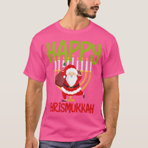 T-shirt Funny Happy Chrismukkah Witty juive Hanoukka Chri