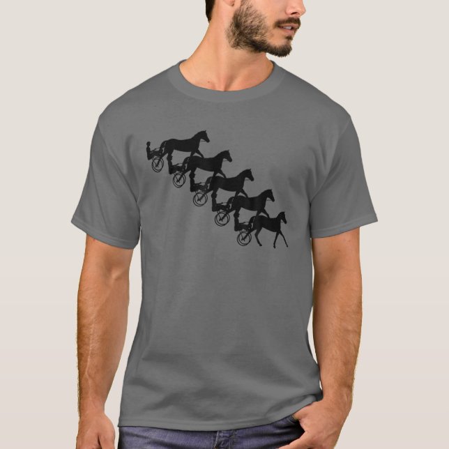 T-shirt Funny Harness Horse Racing Gift Men Femmes Cool Re (Devant)