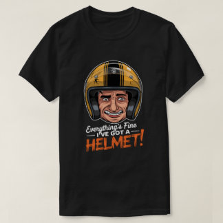 T-shirt Funny Helmet Motorbike | Esprit de sécurité