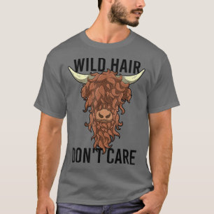 T-shirt Funny Highland Cow Farmer Famy Cow Girl Pays