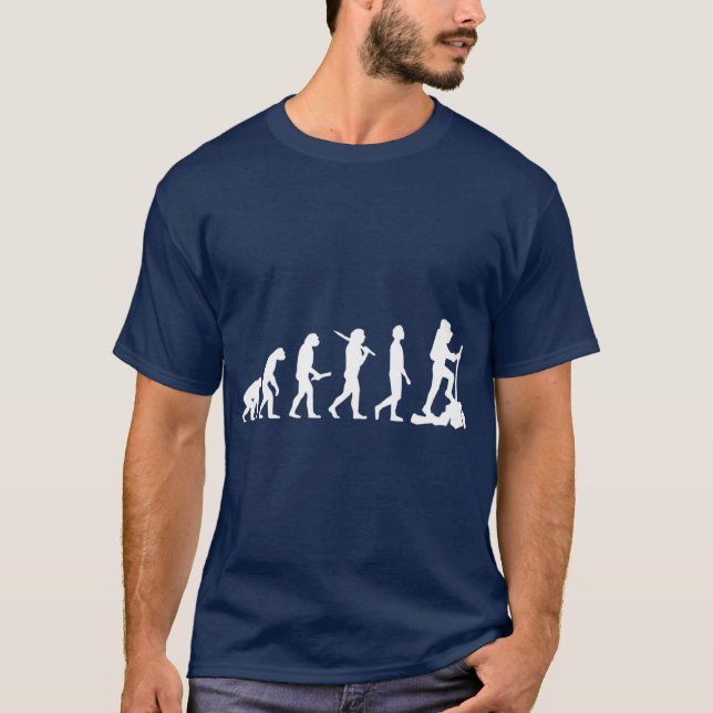 T-shirt Funny hiking evolution  gift for hikers (Devant)