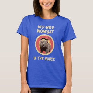 T-shirt Funny Hip-hop Wombat à la Maison