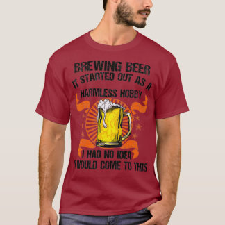T-shirt Funny Home Brasserie Bière Cadeau Cute Brewmaster