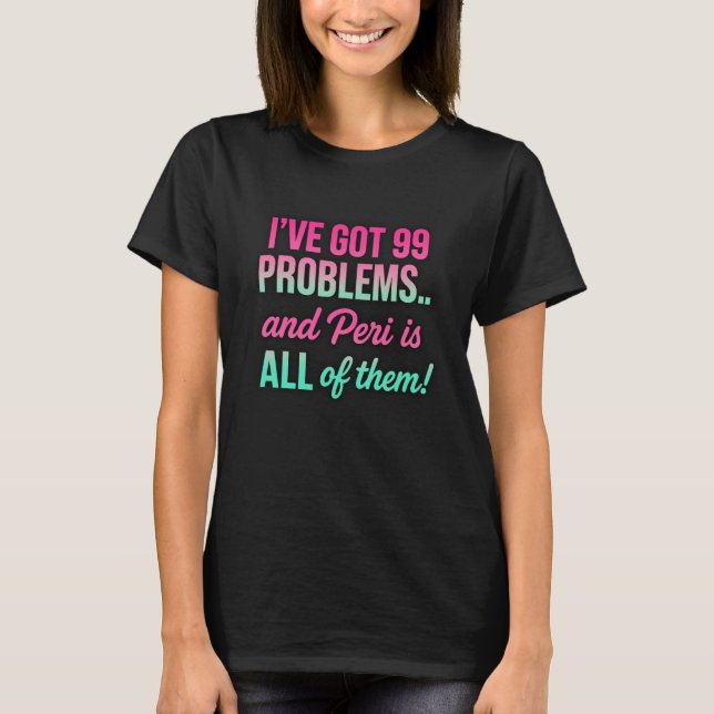 T-shirt Funny Hormonal Uterus (Devant)