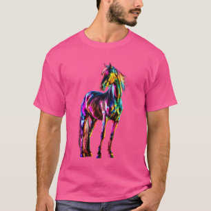 T-shirt Funny Horse Lover Horseback équitation Equestrian