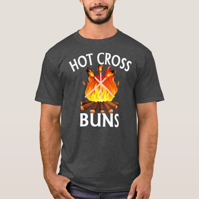 T-shirt Funny Hot Cross Buns (Devant)
