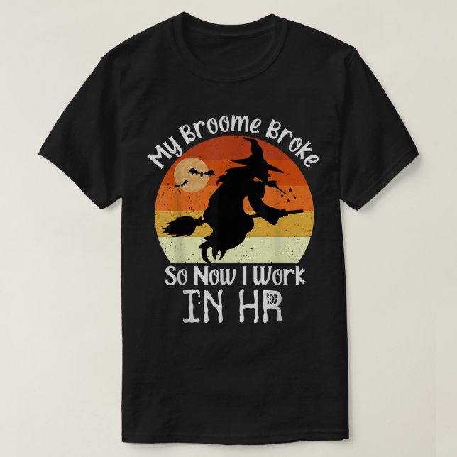 T-shirt Funny HR Witch Ressources humaines Costume d'Hallo (Design devant)