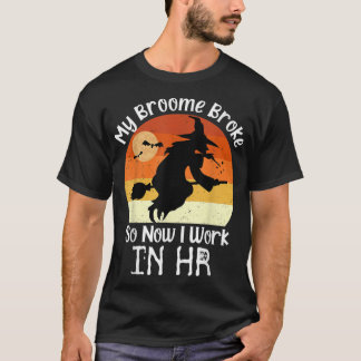 T-shirt Funny HR Witch Ressources humaines Costume d'Hallo