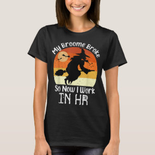 T-shirt Funny HR Witch Ressources humaines Costume d'Hallo