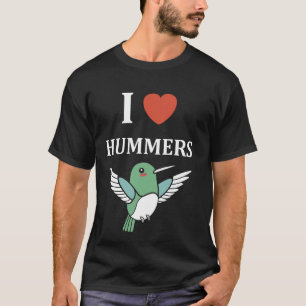 T-shirt Funny Hummingbird citation j'aime les hummers