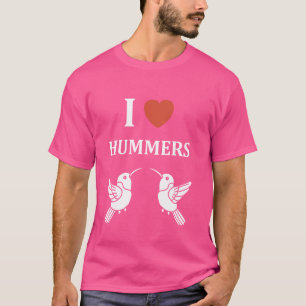 T-shirt Funny Hummingbird citation j'aime les hummers