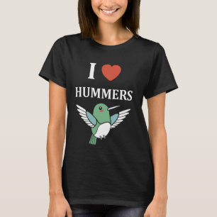 T-shirt Funny Hummingbird citation j'aime les hummers