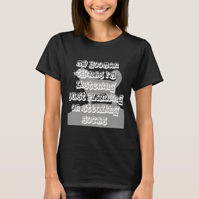 T-shirt Funny Husky Shirt (Devant)