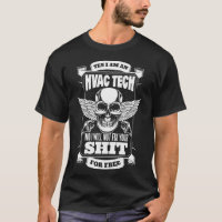 Funny HVAC System Tech Technicien Climatiseur