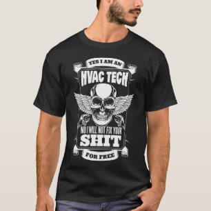 T-shirt Funny HVAC System Tech Technicien Climatiseur