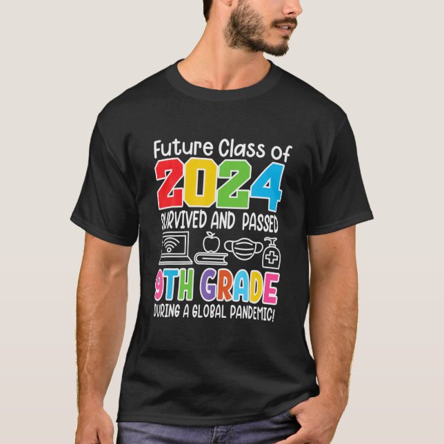 T-shirt Funny I 9E Année Future Classe De 2024 I School (Devant)