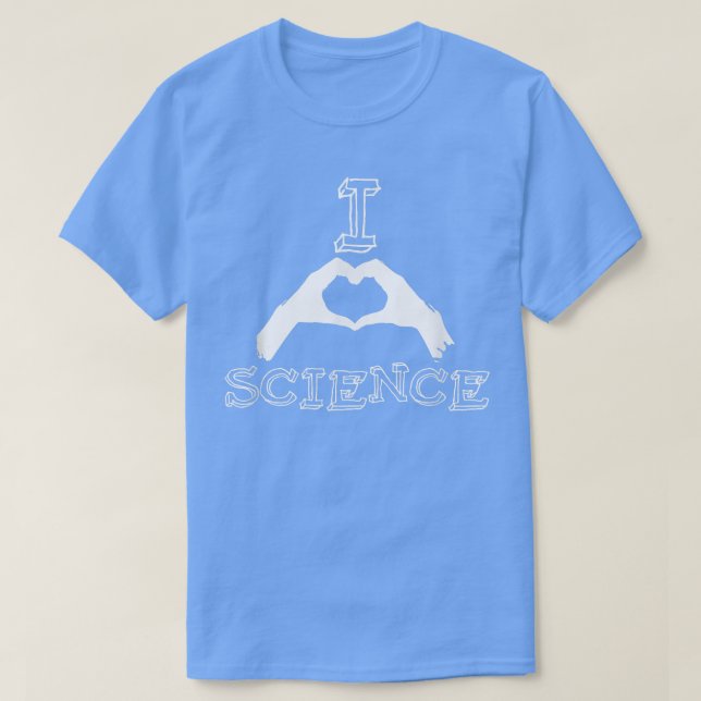 T-shirt Funny I Heart Science - Cadeaux d'anniversaire de  (Design devant)