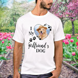 T-shirt Funny I Love My Girlfriend's Dog mignon animal de<br><div class="desc">Qui aimez-vous vraiment ? Votre petite amie ou son chien ! Offrez un cadeau parfait à votre petit ami cette journée de valentines avec cette drôle de chemise d'amant chien ! Un must pour chaque amoureux des chiens, chien maman et chien papa! Une tournure amusante sur I Love My Girlfriend,...</div>