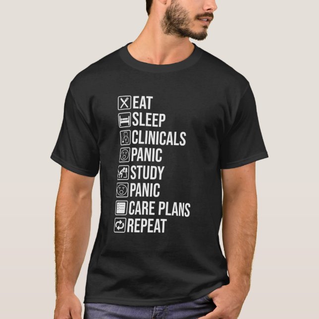 T-shirt Funny Infirmière étudiante de l'école de soins inf (Devant)